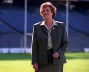 3 September 2000; Patricia Rafferty, President of the Ladies camogie, during the All-Ireland Senior Camogie Championship Final match between Tipperary and Cork at Croke Park in Dublin. Photo by Pat Murphy/Sportsfile