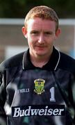 10 September 2000; Barry Ryan of UCD ahead of the Eircom League Premier Division match between UCD and Finn Harps at Belfield Park in Dublin. Photo by Pat Murphy/Sportsfile