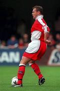 23 July 2000; Paul Byrne of St Pats during the Pre-Season Friendly match between St Patrick's Athletic and West Ham United at Richmond Park in Dublin Photo by David Maher/Sportsfile