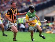 10 September 2000; Brendan Murphy of Offaly in action against Andy Comerford of Kilkenny during the All-Ireland Senior Hurling Championship Final match between Kilkenny and Offaly at Croke Park in Dublin. Photo by Aoife Rice/Sportsfile
