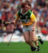 10 September 2000; Simon Whelahan of Offaly during the All-Ireland Senior Hurling Championship Final match between Kilkenny and Offaly at Croke Park in Dublin. Photo by Ray McManus/Sportsfile