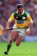 10 September 2000; Brian Whelahan of Offaly during the All-Ireland Senior Hurling Championship Final match between Kilkenny and Offaly at Croke Park in Dublin. Photo by Ray McManus/Sportsfile
