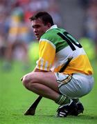 10 September 2000; A dejected Johnny Pilkington following the All-Ireland Senior Hurling Championship Final match between Kilkenny and Offaly at Croke Park in Dublin. Photo by Ray McManus/Sportsfile