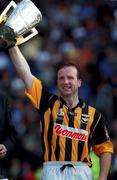 10 September 2000; Kilkenny captain Willie O'Connor lifts the Liam MacCarthy Cup after the All-Ireland Senior Hurling Championship Final match between Kilkenny and Offaly at Croke Park in Dublin. Photo by Ray McManus/Sportsfile