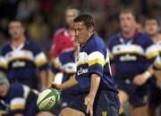 8 September 2000; Simon Broughton of Leinster during the Interprovincial Championship match between Munster and Leinster at Musgrave Park in Cork. Photo by Matt Browne/Sportsfile