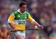 10 September 2000; Johnny Pilkington of Offaly during the All-Ireland Senior Hurling Championship Final match between Kilkenny and Offaly at Croke Park in Dublin. Photo by Ray McManus/Sportsfile
