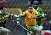 17 September 2000; Tomas Masterson of Meath during the All-Ireland Minor B Hurling Championship Final match between Kerry and Meath at Semple Stadium in Thurles, Tipperary. Photo by Ray McManus/Sportsfile