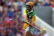 10 September 2000; Ger Oakley of Offaly during the All-Ireland Senior Hurling Championship Final match between Kilkenny and Offaly at Croke Park in Dublin. Photo by Ray McManus/Sportsfile