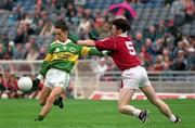 18 September 1994; Gerry Lynch of Kerry in action against John Divilly of Galway during the All-Ireland Minor Football Championship Final betweeen Kerry and Galway at Croke Park in Dublin. Photo by Brendan Moran/Sportsfile