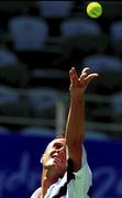 20 September 2000; Slovakia's Karol Kucera prepares to serve on his way to defeating Great Britain's Tim Henman in the Men's Singles first round. Sydney International Tennis Centre, Sydney Olympic Park. Homebush Bay, Sydney, Australia. Photo by Brendan Moran/Sportsfile