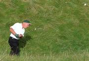 23 September 2000; Philip McKeever of Roe Park chips from the rough to the 13th green during the Bulmers Jimmy Bruen Shield Final at Lahinch Golf Course, Lahinch in Clare. Photo by Ray McManus/Sportsfile