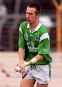17 September 2000; Sean O'Connor of Limerick during the All Ireland Under-21 Hurling Championship Final match between Galway and Limerick at Semple Stadium in Thurles, Tipperary. Photo by Damien Eagers/Sportsfile