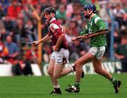 17 September 2000; Brian Cunningham of Galway during the All Ireland Under-21 Hurling Championship Final match between Galway and Limerick at Semple Stadium in Thurles, Tipperary. Photo by Damien Eagers/Sportsfile