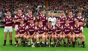 17 September 2000; Galway team ahead of the All Ireland Under-21 Hurling Championship Final match between Galway and Limerick at Semple Stadium in Thurles, Tipperary. Photo by Damien Eagers/Sportsfile