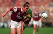 24 September 2000; Paul Clancy of Galway in action against Tom O'Sullivan of Kerry during the Bank of Ireland All-Ireland Football Championship Final Replay between Galway and Kerry at Croke Park in Dublin. Photo by Ray McManus/Sportsfile