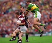 24 September 2000; Paul Clancy of Galway is tackled by Donal Daly of Kerry during the Bank of Ireland All-Ireland Football Championship Final Replay between Galway and Kerry at Croke Park in Dublin. Photo by Ray McManus/Sportsfile