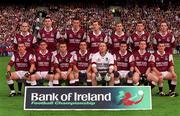 24 September 2000; Galway team ahead of the Bank of Ireland All-Ireland Football Championship Final Replay between Galway and Kerry at Croke Park in Dublin. Photo by Damien Eagers/Sportsfile