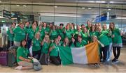 23 July 2015; An initial group of Team Ireland volunteers as they head for Charlotte and ultimately Los Angeles for the Special Olympics World Summer Games. Terminal 2, Dublin Airport, Dublin. Picture credit: Ray McManus / SPORTSFILE