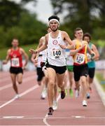 24 July 2015; Kevin Kelly, St Cocas, on his way to winning the Irish Millers Club Men's 800m C event. Morton Games International Athletics Meeting. Morton Stadium, Santry, Co. Dublin. Picture credit: Stephen McCarthy / SPORTSFILE