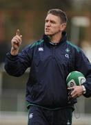 3 November 2008; Strength and conditioning coach Paul Pook during Ireland Rugby Squad Training. Donnybrook Stadium, Donnybrook, Dublin. Picture credit: Brendan Moran / SPORTSFILE