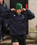 3 November 2008; Ian Dowling arrives for Ireland Rugby Squad Training. Donnybrook Stadium, Donnybrook, Dublin. Picture credit: Brendan Moran / SPORTSFILE