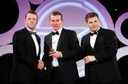 7 November 2008; Noel Hickey, of Kilkenny, is presented with his OPEL GPA award by Dave Sheeran, Managing Director, OPEL Ireland, left, and Dessie Farrell, Chief Executive, Gaelic Players Association, during the 2008 Opel Gaelic Players of the Year awards for Hurling and Football. Citywest Hotel, Conference, Leisure & Golf Resort, Dublin. Picture credit: Brendan Moran / SPORTSFILE