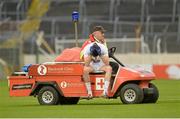 25 July 2015; Mick O'Grady, Kildare, leaves the field after picking up an injury. GAA Football All-Ireland Senior Championship, Round 4A, Kildare v Cork. Semple Stadium, Thurles, Co. Tipperary. Picture credit: Piaras Ó Mídheach / SPORTSFILE