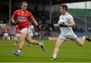 25 July 2015; Eoghan O'Flaherty, Kildare, in action against Brian O'Driscoll, Cork. GAA Football All-Ireland Senior Championship, Round 4A, Kildare v Cork. Semple Stadium, Thurles, Co. Tipperary. Picture credit: Piaras Ó Mídheach / SPORTSFILE