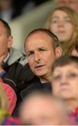 25 July 2015; Micheál Martin TD, in attendance at the game. GAA Football All-Ireland Senior Championship, Round 4A, Kildare v Cork. Semple Stadium, Thurles, Co. Tipperary. Picture credit: Piaras Ó Mídheach / SPORTSFILE
