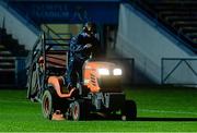 25 July 2015; Semple Stadium groundsman and former Tipperary hurler Pa Bourke, prepares the pitch at 10pm ahead of the following day's three hurling matches. GAA Football All-Ireland Senior Championship, Round 4A, Kildare v Cork. Semple Stadium, Thurles, Co. Tipperary. Picture credit: Piaras Ó Mídheach / SPORTSFILE