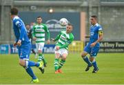 26 July 2015; Gary McCabe, Shamrock Rovers, in action against Shane Duggan, Limerick FC. SSE Airtricity League, Premier Division, Shamrock Rovers v Limerick. Tallaght Stadium, Tallaght, Co. Dublin. Picture credit: Sam Barnes / SPORTSFILE