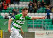 26 July 2015; Patrick Cregg, Shamrock Rovers, celebrates his goal against Limerick. SSE Airtricity League, Premier Division, Shamrock Rovers v Limerick. Tallaght Stadium, Tallaght, Co. Dublin. Picture credit: Sam Barnes / SPORTSFILE