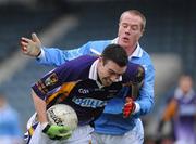 9 November 2008; Ray Cosgrave, Kilmacud Crokes, in action against Emmet Judge, Newtown Blues. AIB Leinster Senior Club Football Championship quarter-final, Kilmacud Crokes v Newtown Blues, Parnell Park, Dublin. Picture credit: Stephen McCarthy / SPORTSFILE