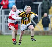 9 November 2008; Cathal Short, Crossmaglen Rangers, in action against Ronan McCaffery, St Patrick's. AIB Ulster Senior Club Football Championship quarter-final, Crossmaglen Rangers v St Patrick's, St Oliver Plunkett Park, Crossmaglen, Co. Armagh. Picture credit: Oliver McVeigh / SPORTSFILE