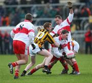 9 November 2008; Ryan Daly, St Patrick's, in action against Michael McNamee, Crossmaglen Rangers. AIB Ulster Senior Club Football Championship quarter-final, Crossmaglen Rangers v St Patrick's, St Oliver Plunkett Park, Crossmaglen, Co. Armagh. Picture credit: Oliver McVeigh / SPORTSFILE