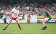 27 September 2008; Kyle Coney, Tyrone, in action against John Broderick, Mayo. ESB GAA Football All-Ireland Minor Championship Final Replay, Tyrone v Mayo, Pearse Park, Longford. Picture credit: Oliver McVeigh / SPORTSFILE
