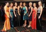 8 November 2008; Galway Camogie All-Star's nominees, from left, Anne Marie Hayes, Niamh Kilkenny, Therese Maher, Jessica Gill, Susan Earner, Sinead Cahalan, Veronica Curtin and Aine Hillary at the Camogie All-Star Awards 2008 in association with O’Neills. Citywest Hotel, Conference, Leisure & Golf Resort, Dublin. Picture credit: Stephen McCarthy / SPORTSFILE