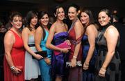 8 November 2008; Pictured at at the Camogie All-Star Awards 2008 in association with O’Neills are, from left, Mary McKeon, Jolene Hoary, Ellen Ryan, Louise O'Hara, Fiona O'Hara, Sarah Ryan and Ciara Lucey. Citywest Hotel, Conference, Leisure & Golf Resort, Dublin. Picture credit: Stephen McCarthy / SPORTSFILE