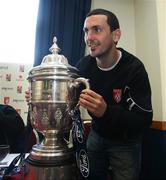 11 November 2008; Mark Farren, Derry City, during an FAI Ford Cup Final Media Day. City Hotel, Derry. Picture credit: Oliver McVeigh / SPORTSFILE