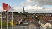 21 June 2015; A general view of the Bogside in Derry City taken from the terrace at Celtic Park. Ulster GAA Hurling Senior Championship, Quarter-Final, Donegal v Derry. Celtic Park, Derry. Picture credit: Oliver McVeigh / SPORTSFILE