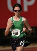 29 July 2015; Team Ireland’s Aoife Beston, a member of Claremorris All Stars Special Olympics Club, from Claremorris, Co Mayo, as she sets out on the first lap of the 5,000M event at the at the Katherine B. Loker Stadium. Special Olympics World Summer Games, Los Angeles, California, United States. Picture credit: Ray McManus / SPORTSFILE