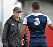 29 July 2015; Ireland head coach Joe Schmidt and Rob Kearney during squad training. Irish Independent Park, Cork. Picture credit: Matt Browne / SPORTSFILE
