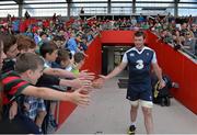 29 July 2015; Ireland's Peter O'Mahony on his way onto the pitch before squad training. Irish Independent Park, Cork. Picture credit: Matt Browne / SPORTSFILE