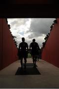 29 July 2015; Ireland players makes their way out the pitch before squad training. Irish Independent Park, Cork. Picture credit: Eóin Noonan / SPORTSFILE