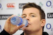 14 November 2008; Captain Brian O'Driscoll during an Ireland rugby media conference. Jury's Croke Park Hotel, Dublin. Picture credit: Brendan Moran / SPORTSFILE