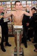 14 November 2008; Bernard Dunne at the pre fight weigh-in ahead of the Hunky Dory Fight Night this Saturday November 15th. Castlebar, Co. Mayo. Picture credit: Ray Ryan / SPORTSFILE