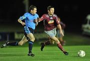 14 November 2008; James O'Shea, Galway United, in action against Brian Shorthall, UCD. eircom League Premier Division, UCD v Galway United, Belfield Bowl, Dublin. Picture credit: David Maher / SPORTSFILE