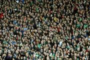 15 November 2008; Supporters of both sides look on during a minutes silence before the game. Guinness Autumn Internationals, Ireland v New Zealand, Croke Park, Dublin. Picture credit: Pat Murphy / SPORTSFILE