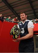 29 July 2015; Ireland's Donnacha Ryan makes his way out to the pitch before training. Irish Independent Park, Cork. Picture credit: Eóin Noonan / SPORTSFILE