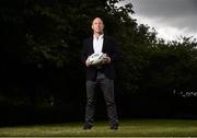 29 July 2015; 50 Days to Go: Rugby legend Peter Stringer, who boasts almost 100 caps for Ireland, has been unveiled as the final pundit on TV3’s Rugby World Cup 2015 panel. The former Ireland scrum half, who recently joined English premiership side Sale Sharks, was in Dublin alongside Shane Jennings and Stuart Barnes to celebrate ’50 Days to Go’ to the biggest sporting event of the year; RWC 2015. All of the action from ALL 48 matches will be Live and Exclusive on TV3 from Friday 18th September. TV3 studios, Ballymount, Dublin. Picture credit: David Maher / SPORTSFILE